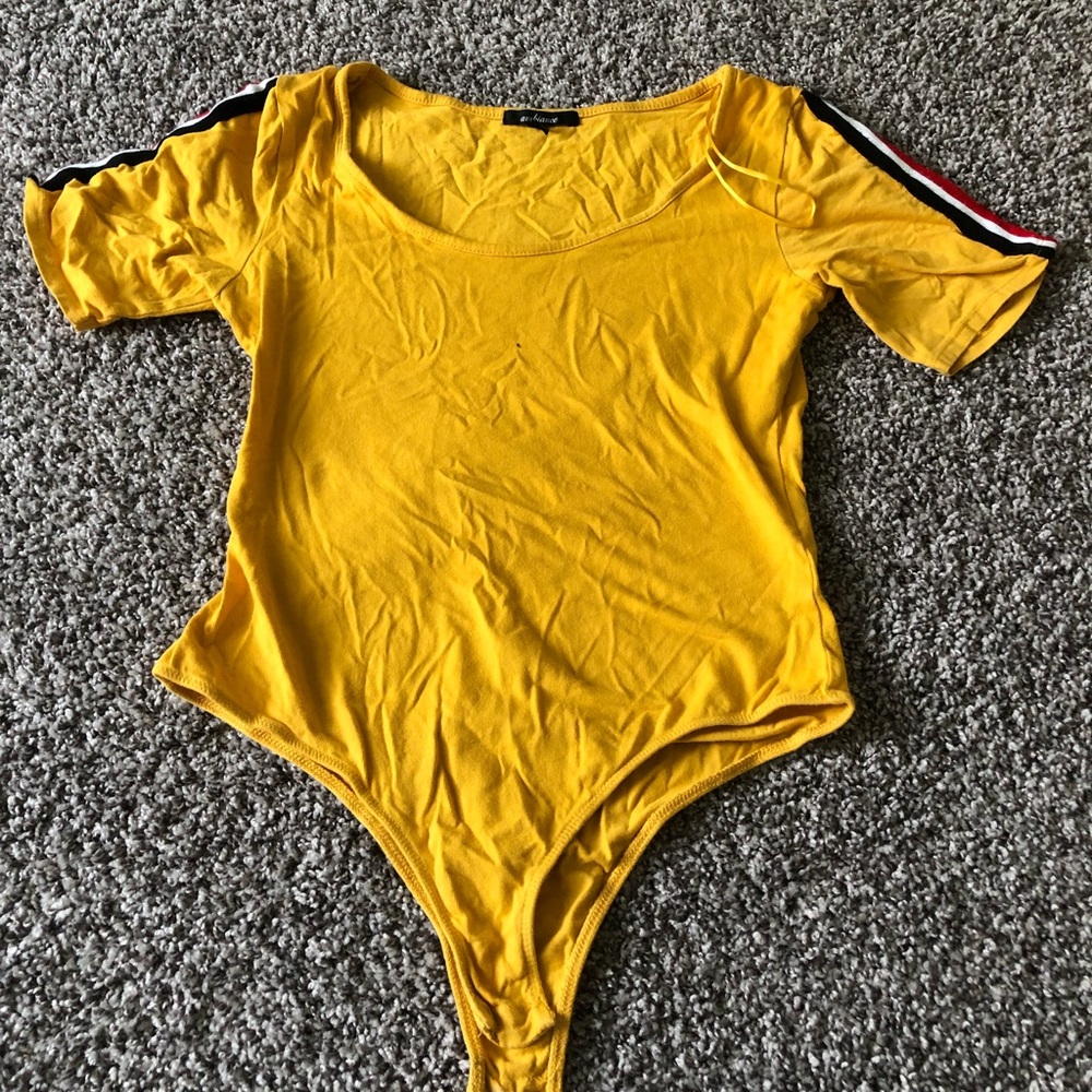 Yellow bodysuit